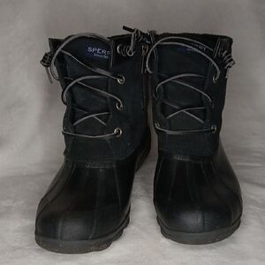 Sperry Black Waterproof Boots